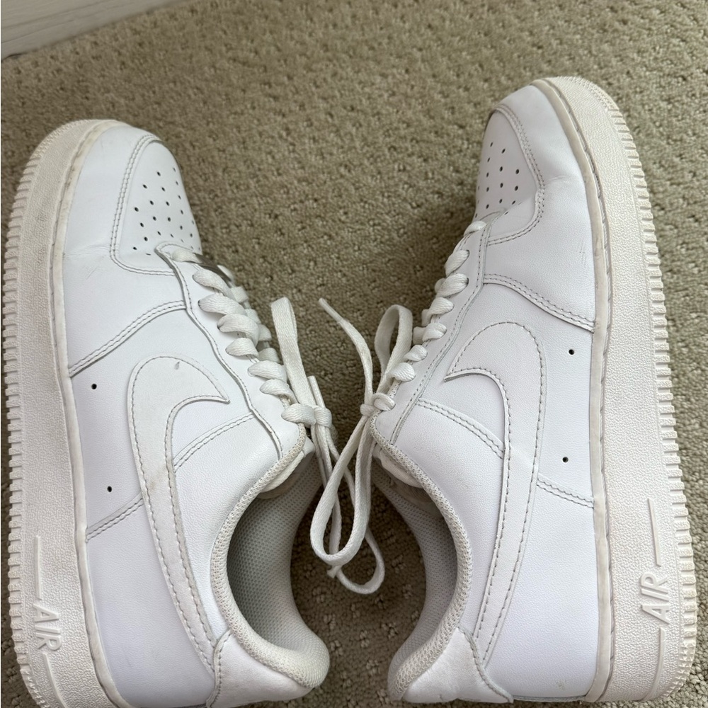 Nike Air Force 1 Low White Sneakers - Picture 10 of 13